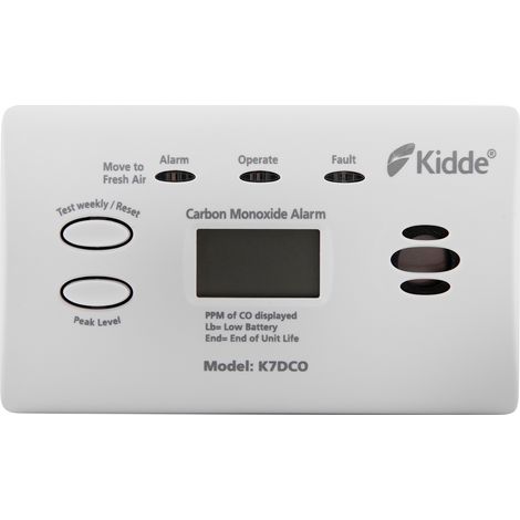 Kidde K7DCO Digital Carbon Monoxide Alarm (10-Year Sensor) KID7DCOC (1/5)