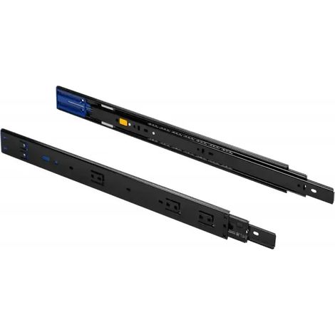 Guías para cajones con rodamientos de bolas GTV VERSALITE PLUS+ H-45 negras de 400 mm PK-L-H45-400-B-20 - juego (1/4)