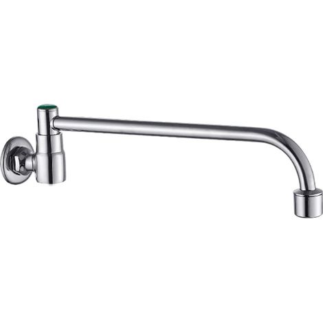 Robinet de remplissage de pot Robinets de cuisine en laiton robinet d'évier semi-automatique robinet de remplissage de casserole mural froid simple robinet pivot Robinet pliant ( Color : 25CM , Size : (1/5)