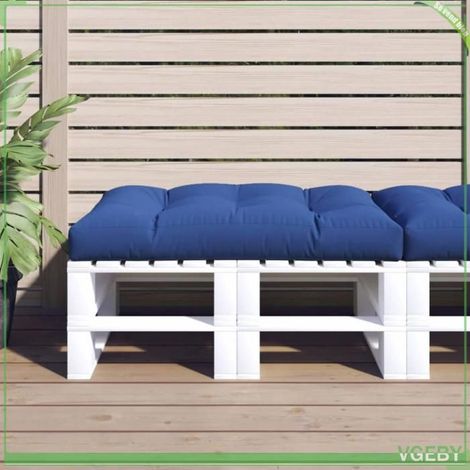 360523 Coussin de palette bleu royal 120x80x12 cm tissu (1/5)