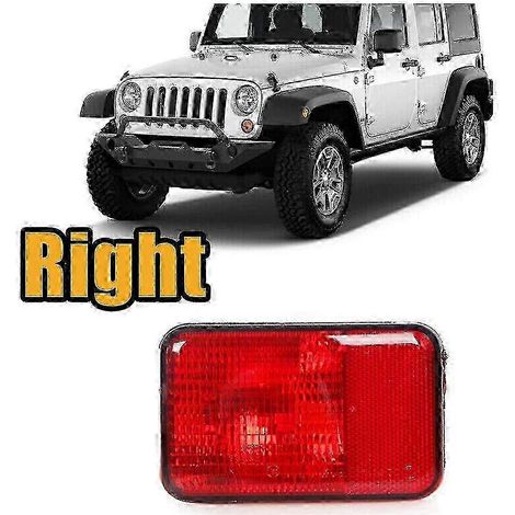 1 unidad de luz trasera derecha para parachoques de coche, luz antiniebla, luz trasera 55078104ac para Wrangler 2007-2018 Edition 0617