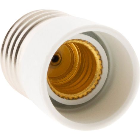Adaptateur de douille fiche mâle E27 vers fiche femelle E14 - Zenitech