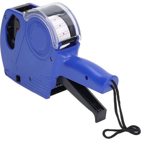 Machine d'étiquetage de prix Store9, étiqueteuse manuelle portable, imprimante d'étiquettes bleues pour vêtements et jouets (1/5)