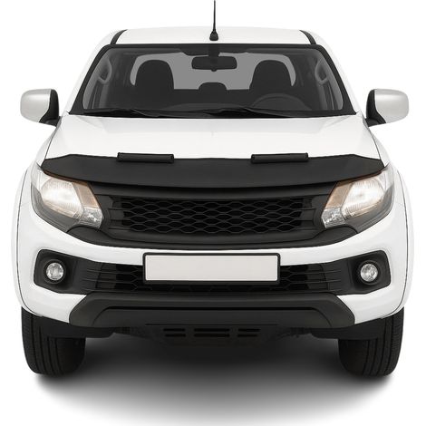 Protège Capot compatible avec Fiat Fullback 2016 à 2019, Bra de Capot Protection, Noir (1/5)