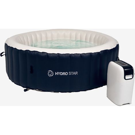Piscina gonfiabile da giardino HYDRO STAR HORIZON BLUE rotonda 4-5 persone (1/5)