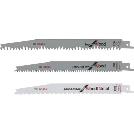 Bosch 3tlg. Säbelsägeblatt-Set S 3456 XF S 2345 X S 1131 L (1/7)