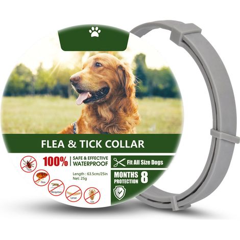 Wish Pet Flea and Tissue Collar, Small and Medium Size Cat and Dog Flea and Tissue Repellent Collar, Adjustable, Mosquito Repellent and Flea Prevention Collar -- Boxed Kitten 38CM (1/2)
