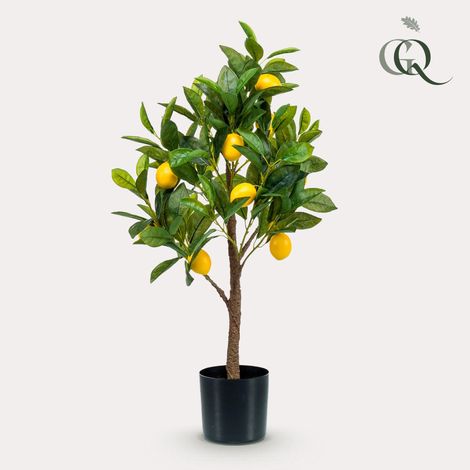 Citronnier Artificiel avec Fruits Jaunes Plante Décorative Intérieure 75 cm - PANGIVO (1/5)