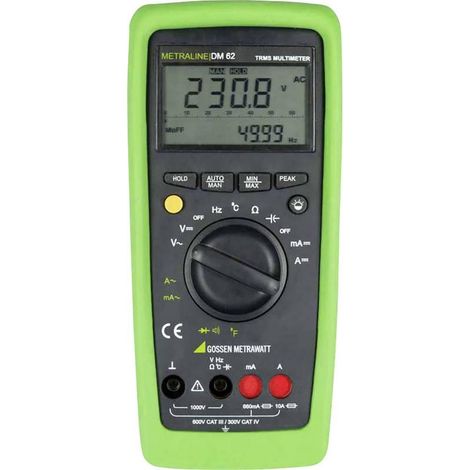 Gossen Metrawatt METRALINE DM 62 Multímetro digital negro