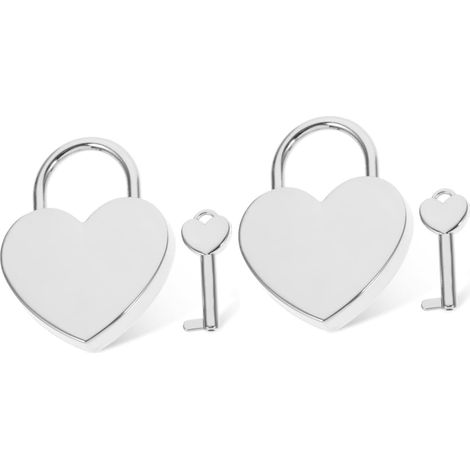 de 5 petits cadenas en forme de c ur tui de rangement mini (1/5)