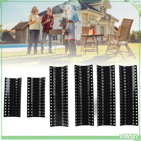 Plaque chauffante pour grill - FAF EICY - Brinkman - Inox porcelaine - Lot 6 pcs - Anti-brûlures & répartition chaleur (1/5)