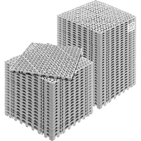 Set 50 Piastrelle per Piscina da Giardino 30 x 30 x 1, 5cm (1/5)