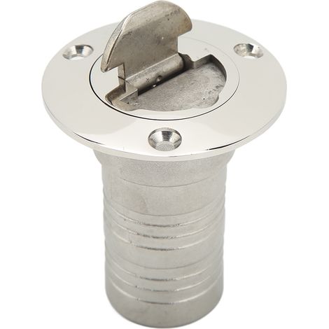Marine-Deckwasseransaugung mit schlüssellosem Stecker, aus hochglanzpoliertem Edelstahl, geeignet für Boote, Yachten, Wohnmobile usw. (1/4)