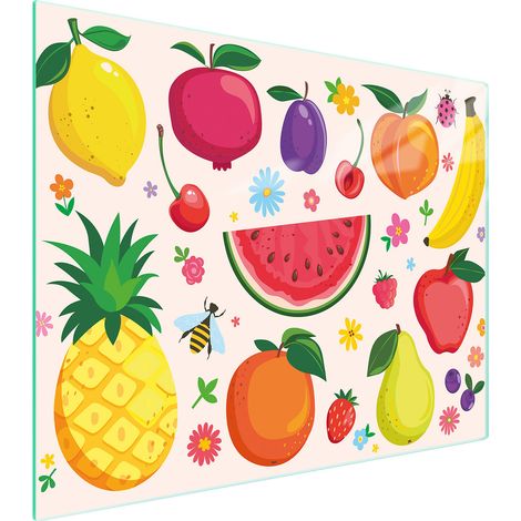 Glasschneidebrett 52x40 Obst