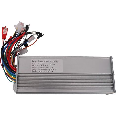 Contrôleur de vitesse pour vélo électrique, scooter et moteur CC sans balais 72 V 1500 W (1/4)