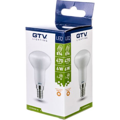Ampoule gtv ld-r5060w-30 6W 470 Lumen warmweiß (1/2)