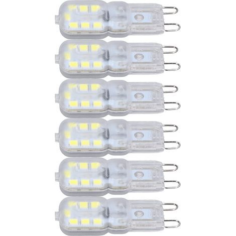 Ampoule G9 universelle – 14 LED 3W – dimmable – protection yeux – économique – lumière chaude 220V – lampe table / lustre (1/5)
