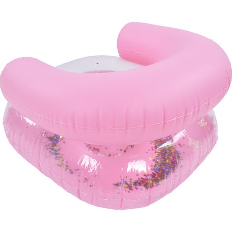 Fauteuil de bain gonflable bébé épais PVC pour apprentissage natation et siège de bain enfant (1/5)