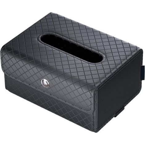 Boîte à mouchoirs pour voiture simili cuir , rangement , accessoire de , décoration intérieure , acc (1/5)