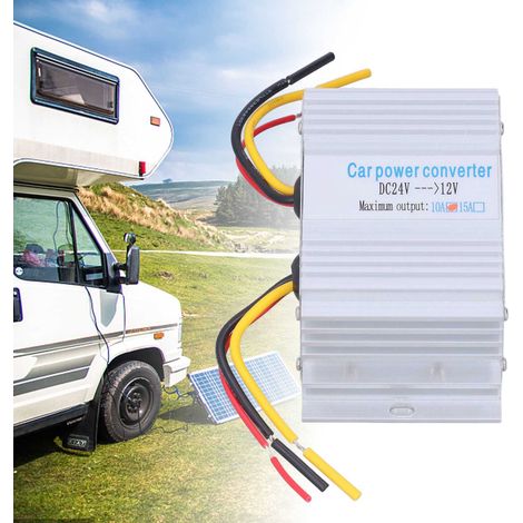 DC 24V auf DC 12V 10A Spannungsregler, Abwärtswandler, 120W Netzteil, Reduzierregler geeignet für LKWs, PKWs, Schiffe und Solaranlagen. (1/5)