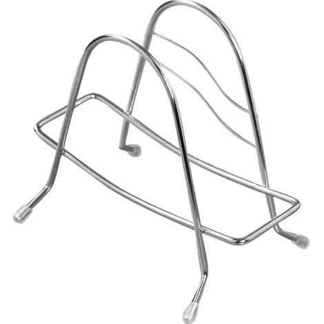 Support de planche à découper en acier inoxydable pour couvercle de casserole, armoire de cuisine ou garde-manger (1/5)