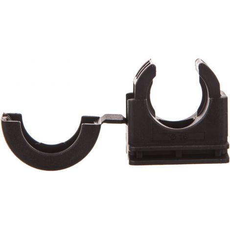 Rohrbefestigungswinkel schwarz urop 11 E03DK-07500002301 /10 Stück/