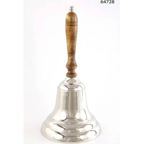 Campana decorativa johan, altezza 46,5 cm, argento - Atmosphera créateur d'intérieur
