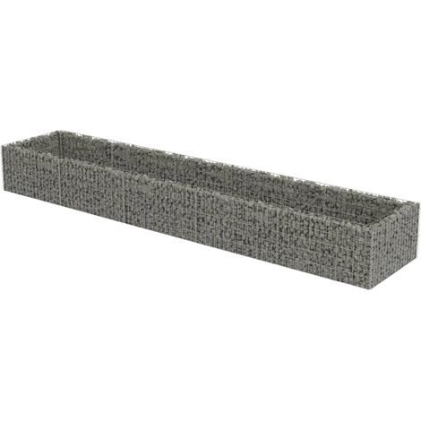 Arriate de gaviones de acero 450x90x50 cm vidaXL (1/5)