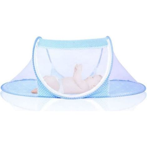 Moustiquaire Lit Bébé - 110 x 60 x 38 cm - Pliable Portable Facile Installation - Polyester + Fil Acier - 1 Pièce (1/4)