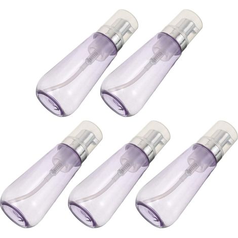 5 Pièces Distributeur de Mousse Conique Capuchon Transparent 100ml et ou en Plastique Pet Pompe Stable pour Shampooing et Dentifrice Salle de Bain Salle de Sport (1/5)