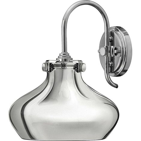 Elstead Hinkley Congress Applique Murale Dome 1x E27 Chrome (1/4)