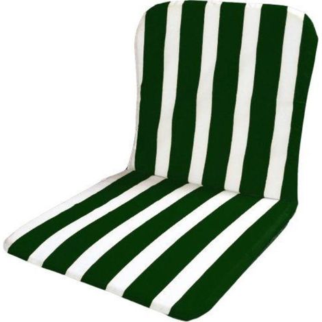 playa cojin monobloc bajo (4 und)verde-blanco 75x42x1.5cm 10002
