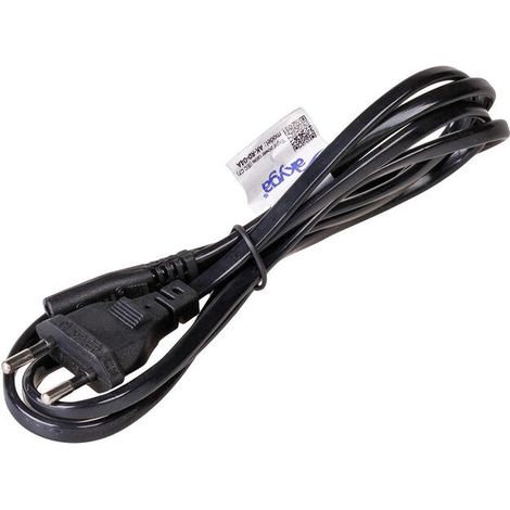 Cable de alimentación para portátil Akyga AK-RD-04A, 2 pines, ocho conectores IEC C7, 0,5 m, enchufe europeo. (1/3)