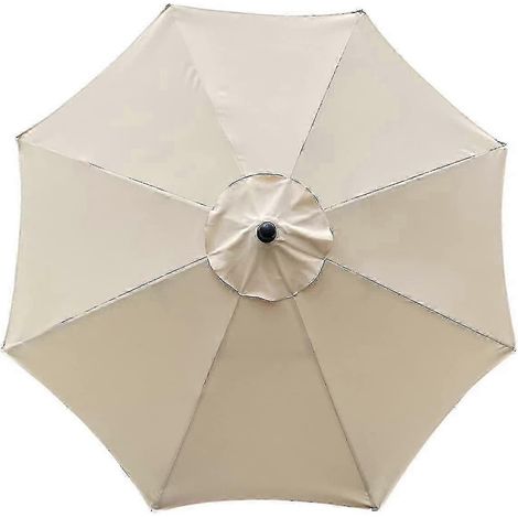 25-26 2025, Housse de rechange Mimigo pour parasol, 8 baleines, 3 m, imperméable, anti-UV, tissu de rechange, beige (1/2)