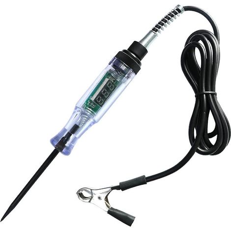 Testeur de circuit électrique 6-24 V, testeur de tension électrique, stylo testeur de circuit avec lampe témoin, outil de diagnostic portable pour circuit de tension automobile-AquaForge