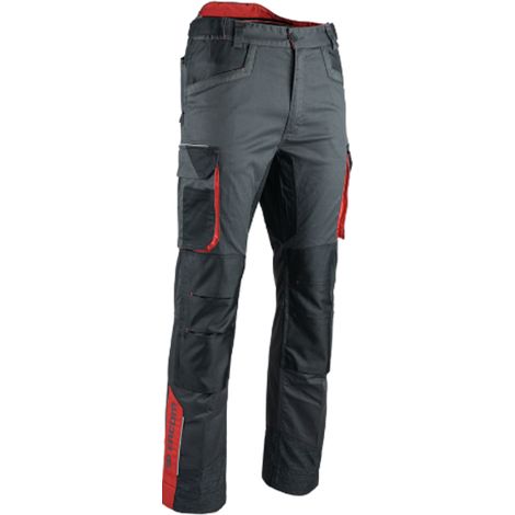 Pantaloni da lavoro elasticizzati STRAP - Grigio L - FR(44)