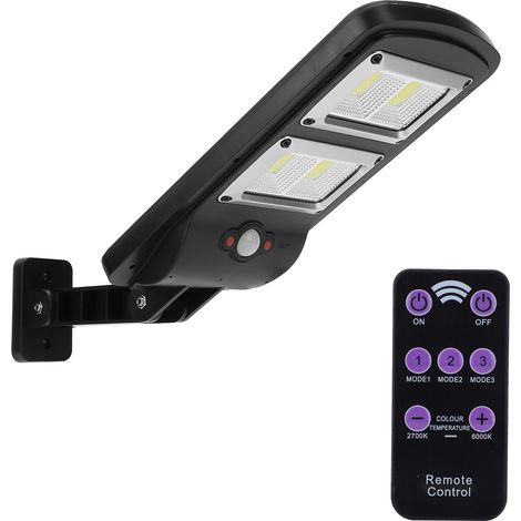 Solarbetriebene Außenstraßenleuchte mit Bewegungsmelder, IP65 wasserdicht, USB-aufladbar, kabellose Wandmontage, LL-68T (1/5)