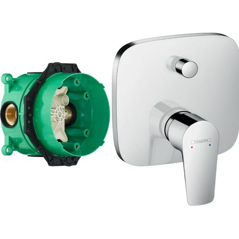 HANSGROHE Façade Talis E pour mitigeur bain douche encastré Chromé avec corps encastré