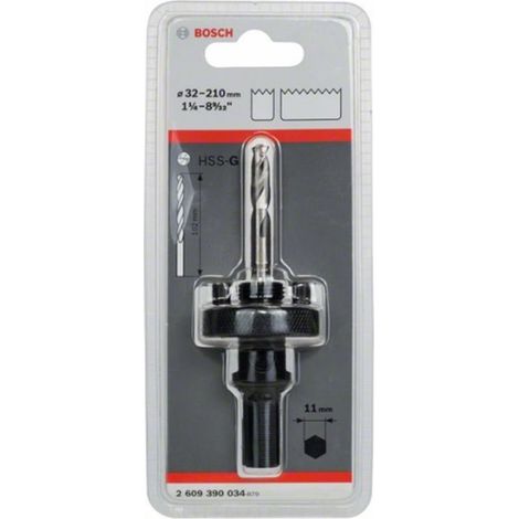 BOSCH  ADAPTADOR DE VÁSTAGO HEXAGONAL PARA SIERRAS DE CORONA DE 32-210 MM
