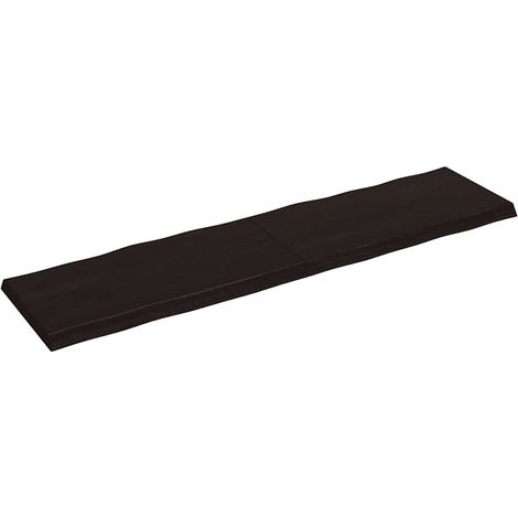 Dessus de table Dessus de bureau Plateau de table bois massif traité bordure assortie