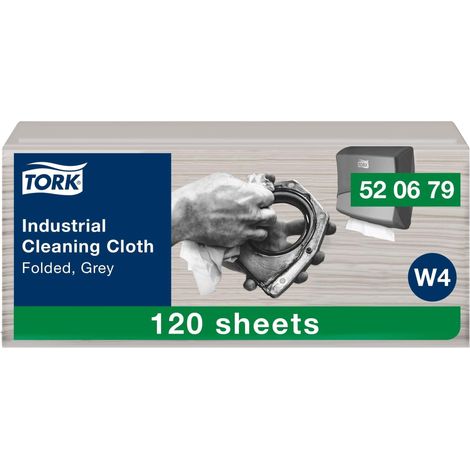 Tork 520679 Paños de limpieza industrial azul 120 unidades (1/2)