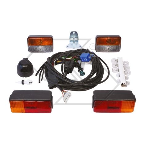 Kit universale impianto luci frecce versione standard NEWGARDENSTORE trattore