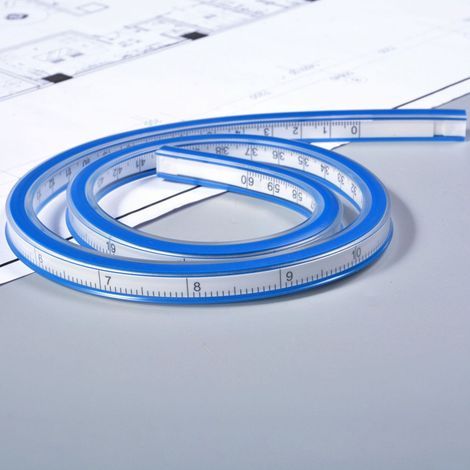 30 cm Regle Souple Plastique Vinyle Regle Courbe Coudre et Dessiner avec l'outil Parfait, Outils de couture (1/5)