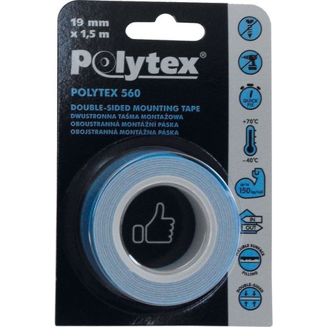 Cinta adhesiva no-name polytex 560 adhesión fuerte aplicación fácil