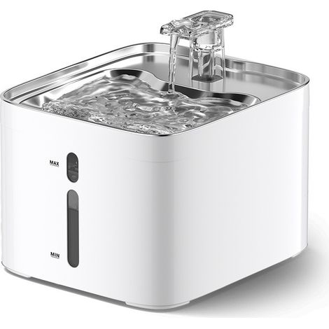 Fontaine à eau pour animaux, fontaine à eau pour chats et chiens, circulation automatique, conforme aux normes européennes (1/5)