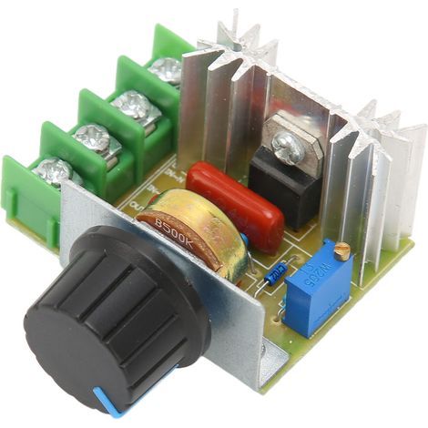 Régulateur de tension modulaire 220 V 2000 W, carte de contrôle réglable pour la vitesse d'éclairage (1/5)
