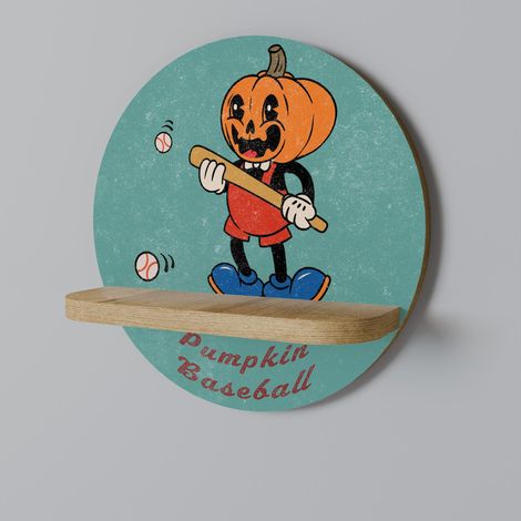PUMPKIN BASEBALL Rundes Regal (1/5)