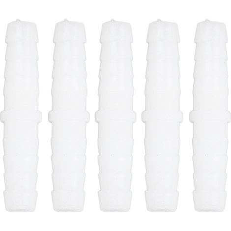 Lot de 10 raccords barbillés droits égalisateurs PE 6-6mm pour tuyau pompe silicone tube alimentaire laboratoire (1/5)
