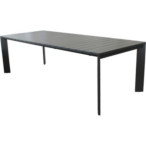 Tavolo allungabile con struttura in alluminio 200/250x100xH75 cm Brollin