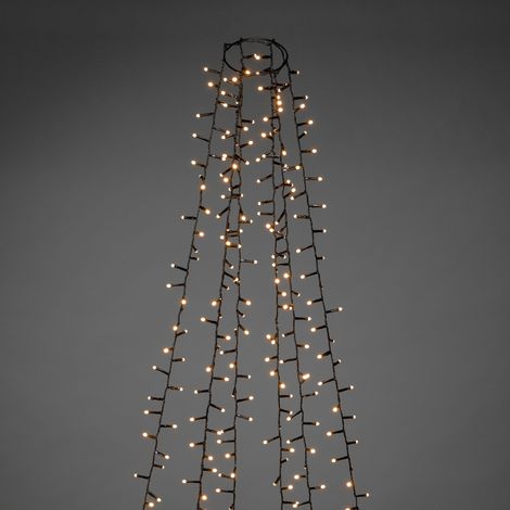 Kit d’éclairage 240cm - 6x 110 led - 2100K frosted pour sapin de Noël - 6650-830